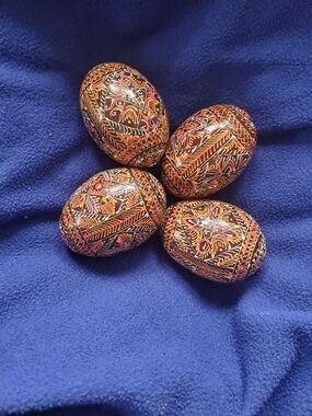 Hand-Painted Decorative Easter Eggs